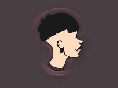 scream .ai bright dark design girl illustration shorthair vector