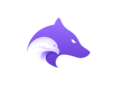 Wolf & Bird Logo Concept