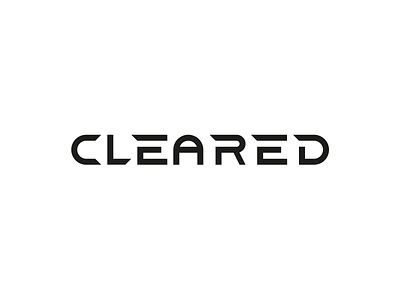 Cleared logo concept abstract brand branding creative creativelogo cybersecurity design letter lettermark logo logotype mark monogram software symbol tech technology wordmark