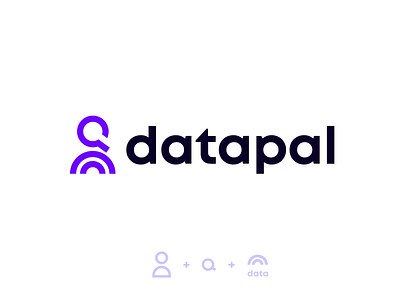 Datapal second logo concept abstract b2b brand branding creative creative logo data fintech icon logo logodesign logofolio logomark logotype logotype design mark software symbol tech technology