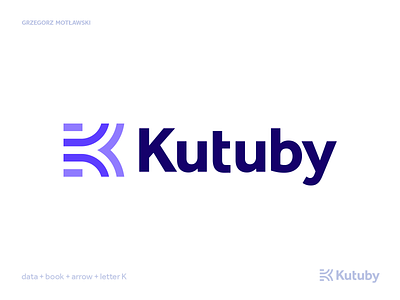 Kutuby logo design #4 abstract branding creative logo education icon learning lettermark logo logo design logofolio logotype mark monogram symbol teaching tech technology web app website