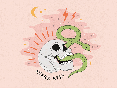 Snake Eyes branding design illustration logo vector