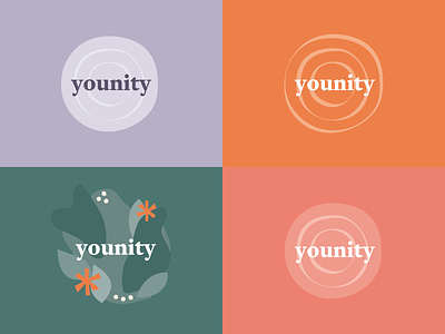 Younity logo concepts branding design illustration logo typography