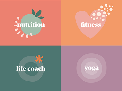 The 4 core pillars of Younity branding design illustration logo typography
