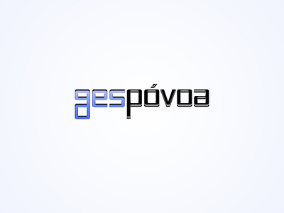 GP Logotype branding dimension dimensional type effects figma illustrator logo logotype porto portugal typography
