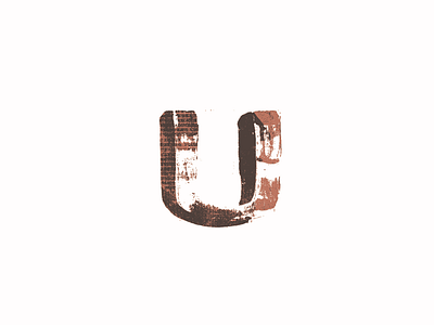 U color design grunge texture typography