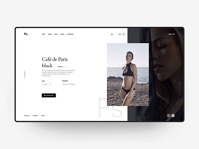 Daily UI Challenge: Fashion