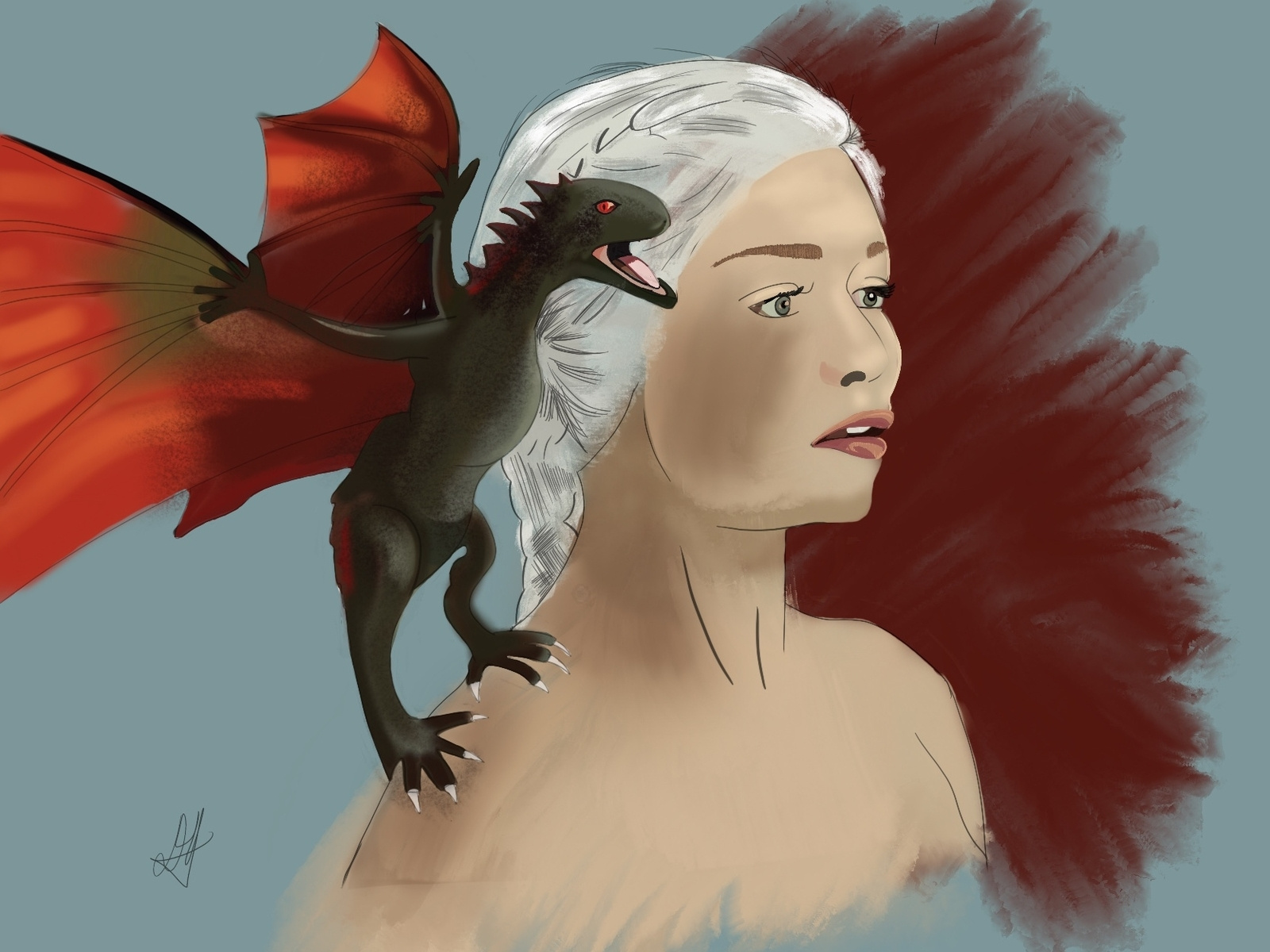 Queen of Dragons by Dayna Henry on Dribbble