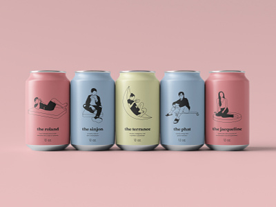 Socially Distanced Pals (Soda Cans) brand brand identity branding design illustration packaging personalized quarantine social distancing soda can