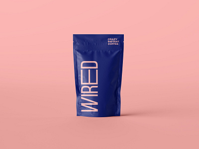 Wired brand brand identity branding clean coffee design package design packaging
