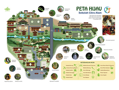 Sketsa Peta Revisi animal conservation design icon illustration illustrator map typography ui ui design ux vector