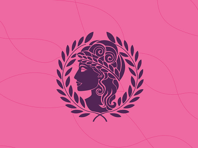 Filosofi Perempuan branding design icon illustration logo vector
