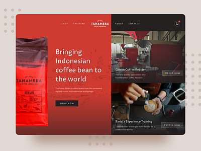 Tanamera Coffee - Landing Page