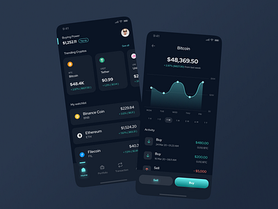 Kryptonite - Crytocurrency Trading App