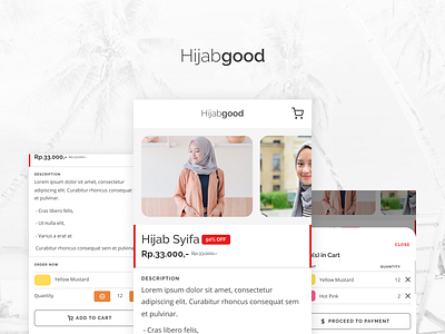 Hijabgood | Single Page App Concept