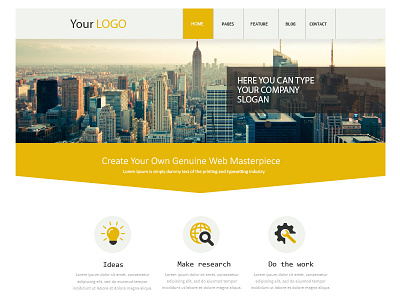 Website Design design template website