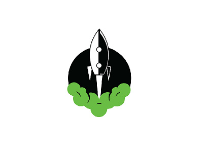 Rocket2 Design Black design logo rocket