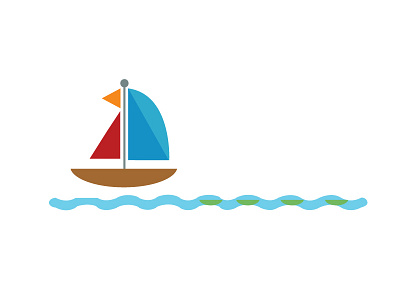 floating sailboat is clear floating illustration sailboat