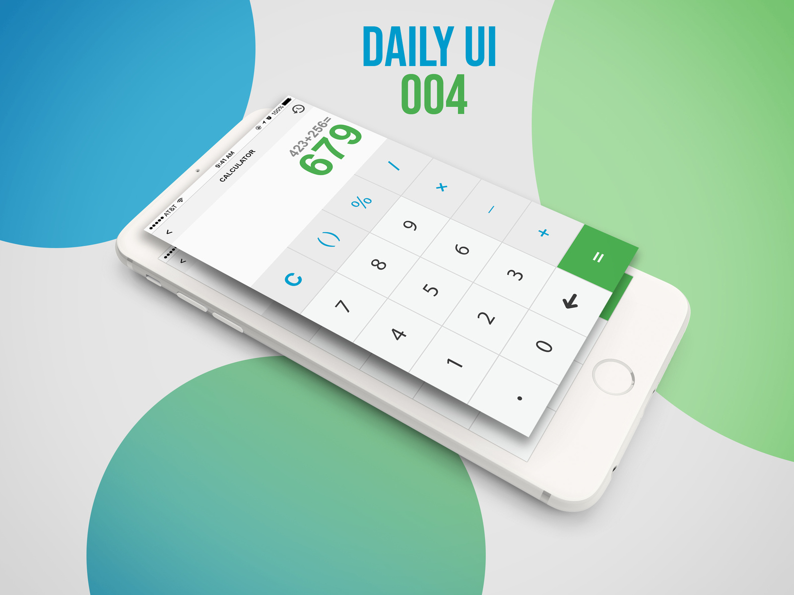 Calculator UI Design Practice