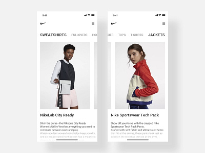 Nike Store UI Redesign