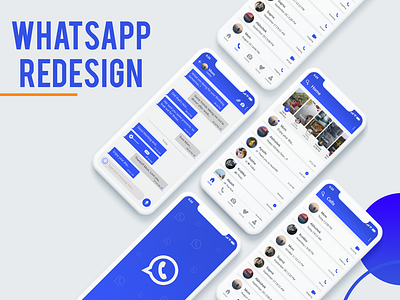 Whatsapp Redesign concept design dribbble dribbbler graphic mobile ui mockup perspective ui ux whatsapp redesign whatspp
