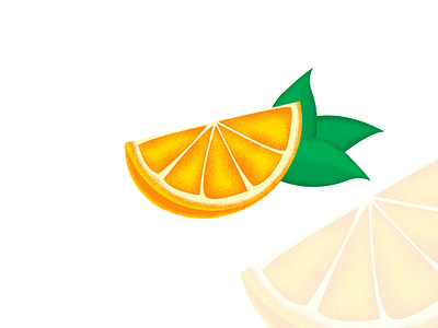 Orange design dribbble dribbbler fruit fruit icons fruit logo graphic illustration logo orange summer