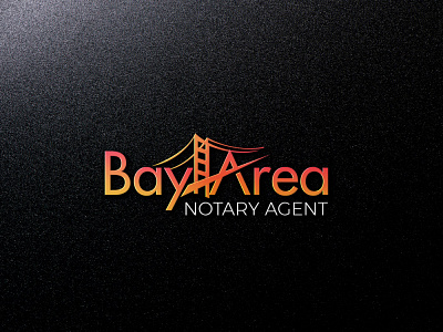 Bay Area Notary Agent logo branding business logo design colorful logo creative logo design illustration logo logo design typography vector