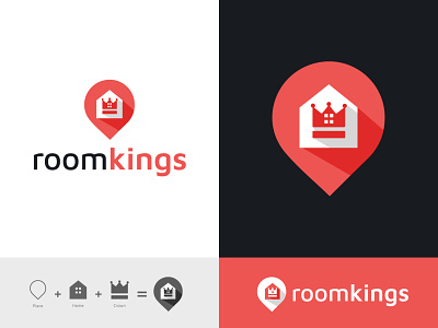 RoomKings Logo business logo design creative logo logo design