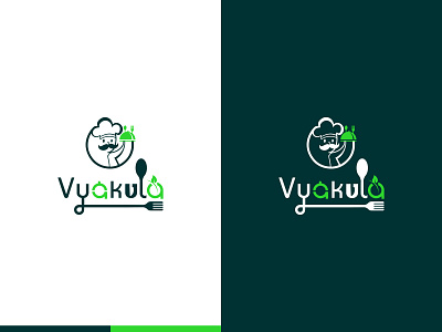 Vyakula Logo creative logo food food and drink food logo food service kitchen logo logo design vyakula