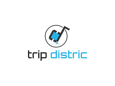 trip distric logo design