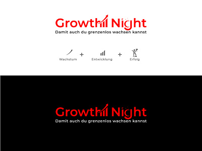 A professional Logo called: Growth Night professional logo design