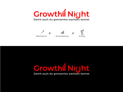 A professional Logo called: Growth Night