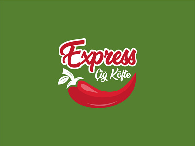 Express Cig K fte Logo business logo design chili pepper colorful logo creative logo icon logo logo design red chili typography unique logo