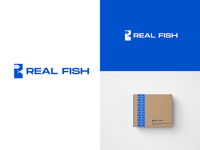 Real Fish branding branding design e commerce graphic design identity logo