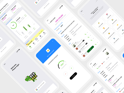 Concept UX design fintech mobile sales ui ux