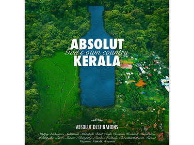 Absolut Kerala absolut design art campaign conceptualisation creative creative design creative direction creative poster designing graphic design poster design visual design