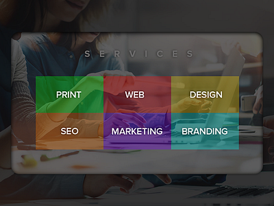 Organisation Portfolio-Services Page creative design designfolio portfolio uiux visual design