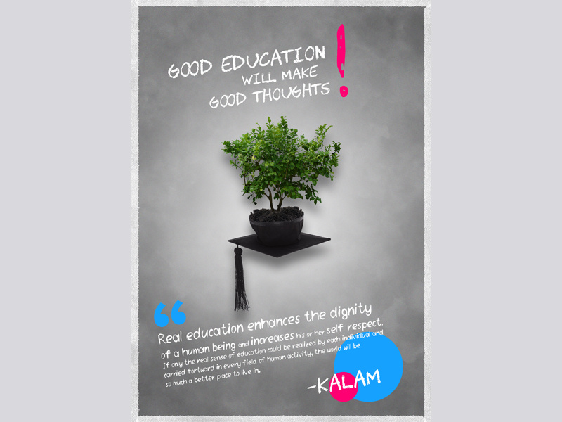 Poster Design_Education advertisement visual design graphic design image manipulation poster creative design