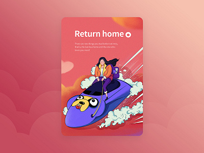 return home illustrations