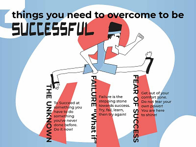 Three things you need to overcome to be successful art conceptual illustration funny illustration illustration success