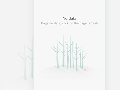 app ui for default app default design empty forest illustration nodata tree ui