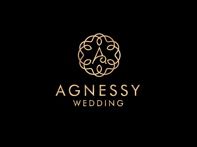 Luxury logo design wedding a logo design branding clean design elegant design femenine flat gold foil goldlogo identity illustrator lettering logo luxury branding luxury design minimal organic logo type typography wedding