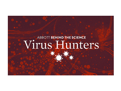 Abbott Behind The Science - Virus Hunters Lockup branding lockup logo