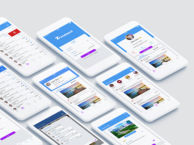 Social App app app design design flat graphics typography ui design ux vector