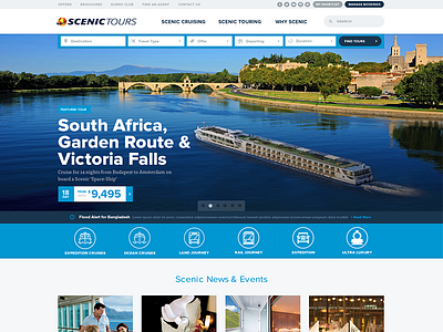 Scenic Tour Home Page cruising scenic touring tours travel website