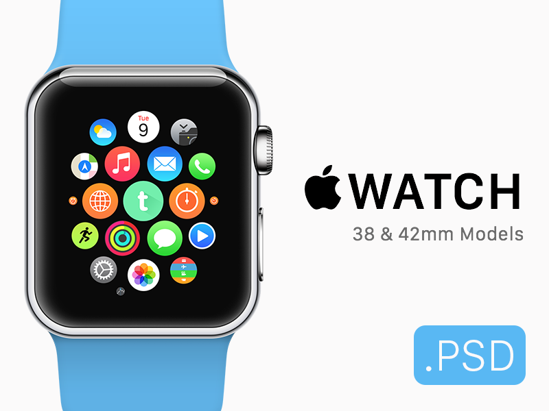 Download Apple Watch Icon Mockup Free Psd By Elliot Midson On Dribbble