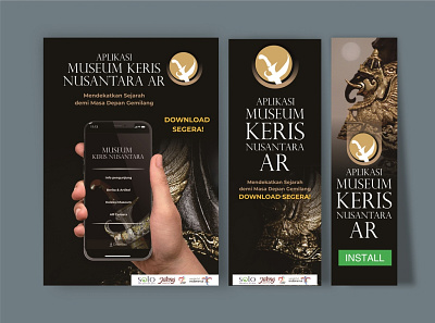 supporting media for archipelago museum mobile application banner mobile app mobile ui poster ui ux