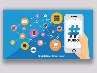 Visual Key Kurio app design logo vector art visualkey