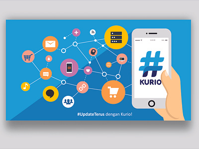 Visual Key Kurio app design logo vector art visualkey