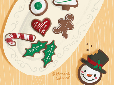 Christmas Cookies art illustration childrens book childrens illustration christmas art cookies